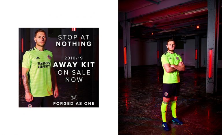 Project – Sheffield United (away kit) / Client – Fantastic Media
