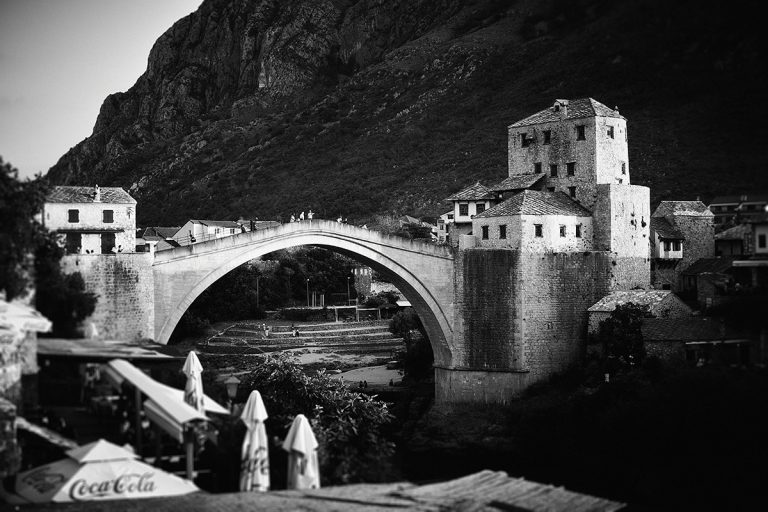 The Stari Most, the bridge that crosses the River Neretva in Bosnia and Herzegovina