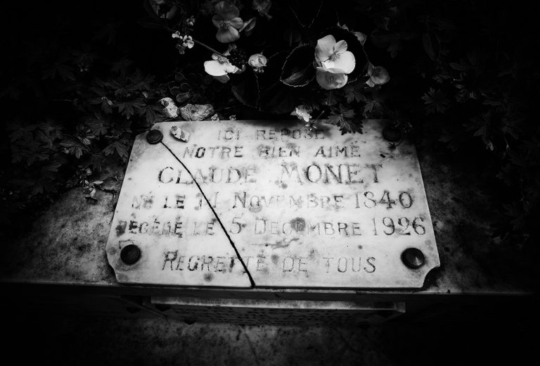 Giverny church cemetery, resting place of Claude Monet