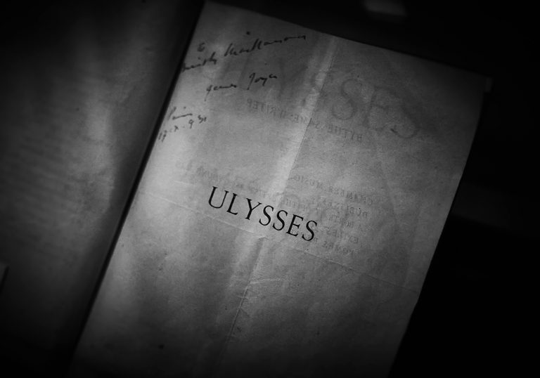 A signed first edition of Ulysses by James Joyce
