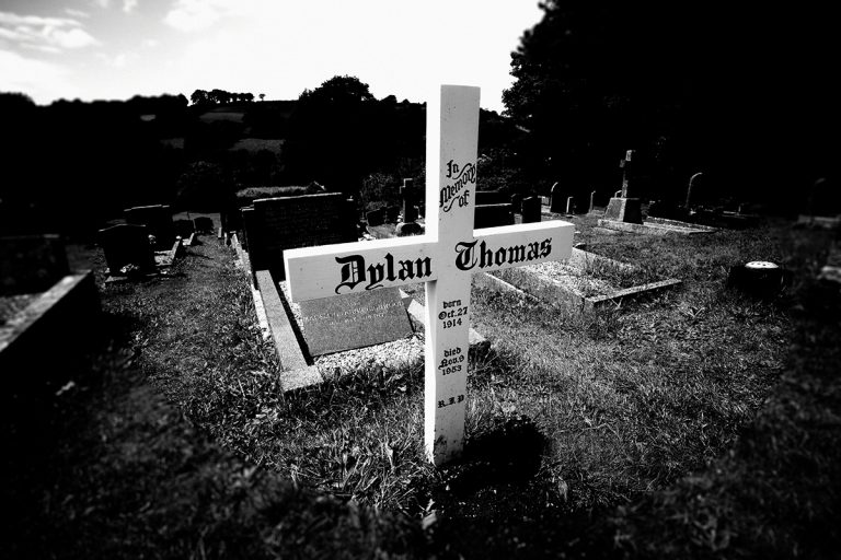 St Martin’s church, Laugharne resting place of Dylan Thomas